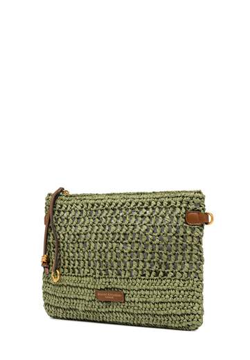 GIANNI CHIARINI CLUTCH IN PAGLIA CROCHET NEFELI
