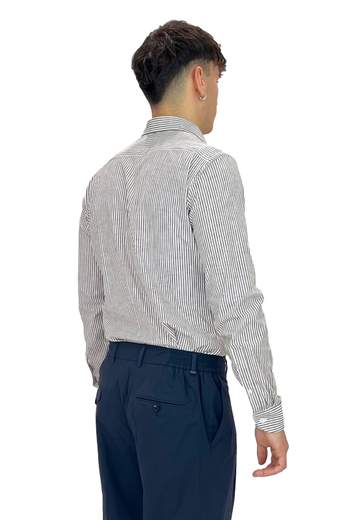 BRANCACCIO CAMICIA NO STIRO A RIGHE