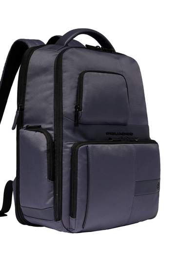 PIQUADRO ZAINO PORTA PC 15,6'' IN TESSUTO E PELLE