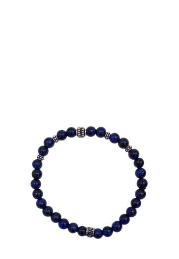 MANCINO BRACCIALE ELASTICO CON PIETRE NATURALI 6MM
