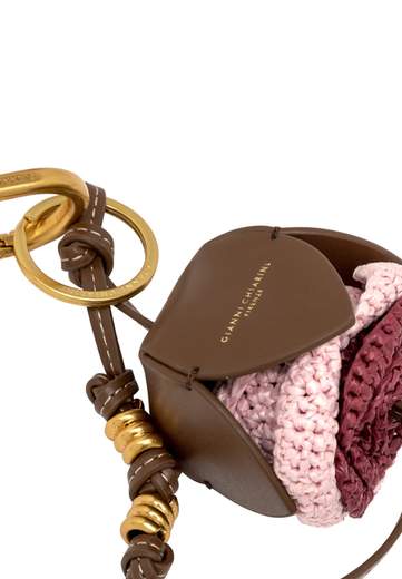 GIANNI CHIARINI PORTACHIAVI STRAW FLOWER