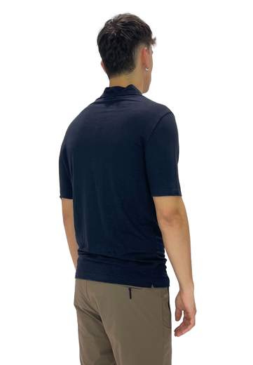 FILIPPO DE LAURENTIIS CAMICIA COREANA MANICA CORTA IN LINO