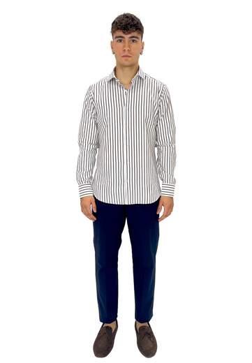 BRANCACCIO CAMICIA RIGHE LARGHE