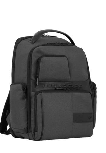 PIQUADRO ZAINO PORTA PC 15,6'' IN TESSUTO E PELLE