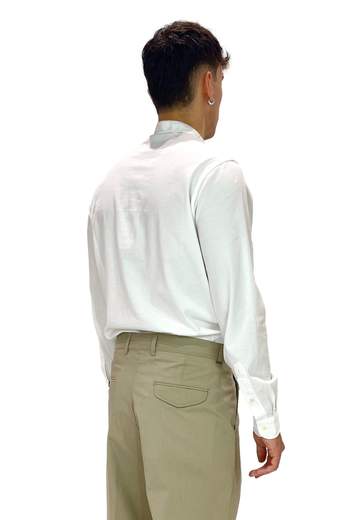 FILIPPO DE LAURENTIIS CAMICIA COREANA IN JERSEY