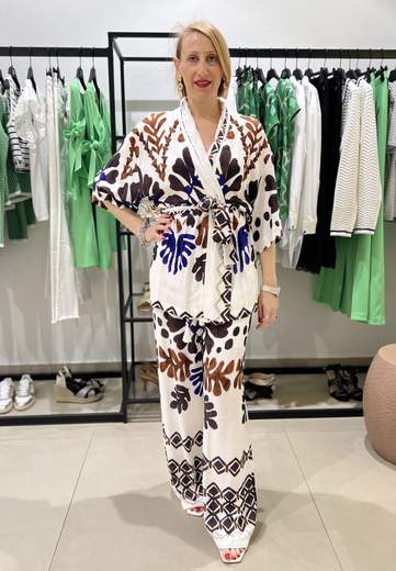 MOTEL KIMONO CON STAMPA