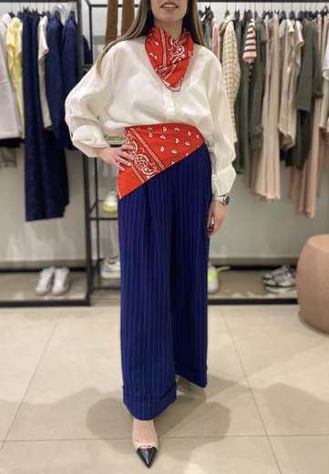 HAVEONE PANTALONE GESSATO