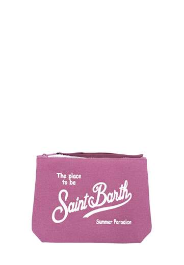 SAINT BARTH POCHETTE ALINE IN CANVAS
