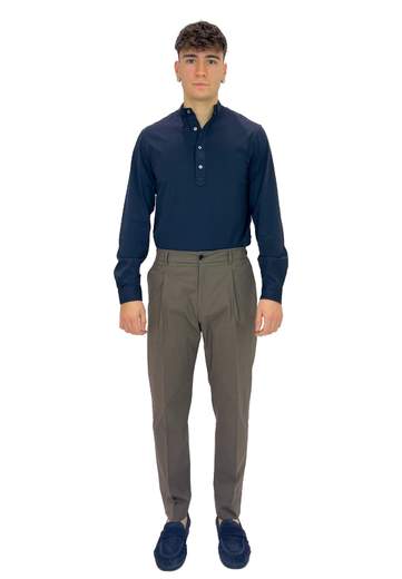 FILIPPO DE LAURENTIIS CAMICIA COREANA IN JERSEY