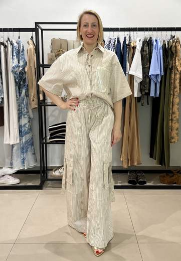 TENSIONE IN PANTALONE A RIGHE