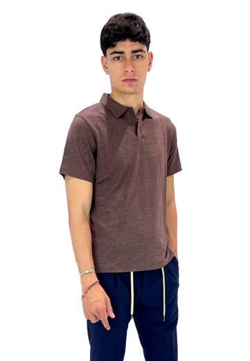 SAINT BARTH POLO IN LINO FRASER