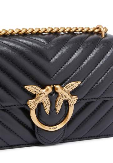 PINKO BORSA LOVE ONE MINI CHEVRON