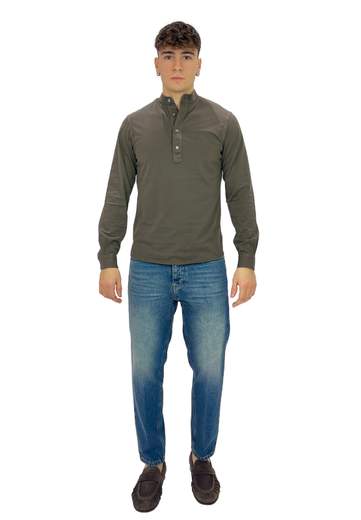 FILIPPO DE LAURENTIIS CAMICIA COREANA IN JERSEY