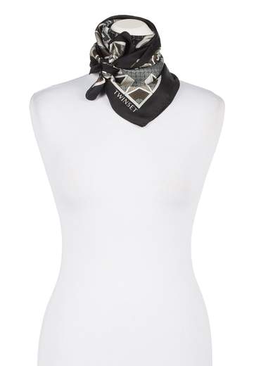 TWINSET FOULARD IN TESSUTO STAMPATO