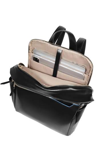 PIQUADRO ZAINO PORTA PC 14'' BLUE SQUARE
