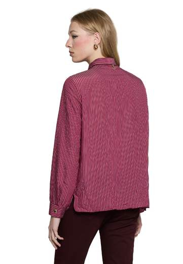 RELISH CAMICIA BLOWELL A RIGHE CON FUSCIACCA