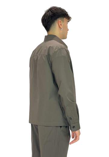 BE ABLE OVERSHIRT LEROY IN STRETCH POPELINE