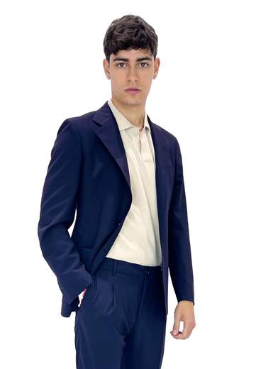 BE ABLE GIACCA MONOPETTO IN FRESCO LANA