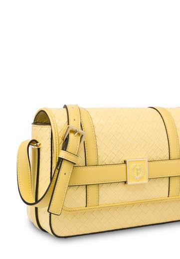 POLLINI BORSA A TRACOLLA INTRECCIATA