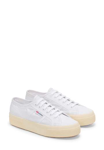 SUPERGA SNEAKERS PLATFORM LINO