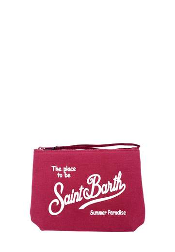 SAINT BARTH POCHETTE ALINE IN CANVAS