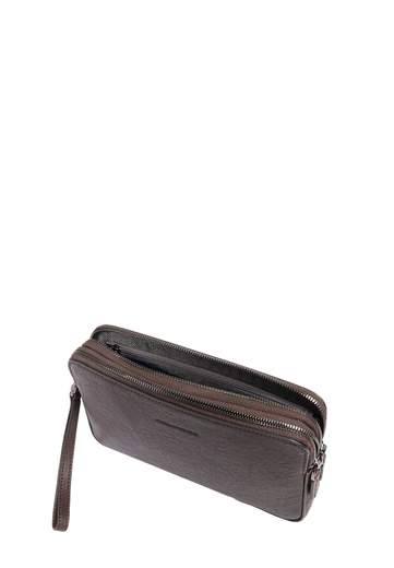 PIQUADRO POCHETTE IN PELLE