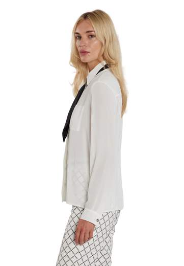 RELISH CAMICIA ROMY CON CRAVATTA