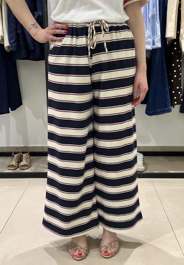 KIKISIX PANTALONI A RIGHE