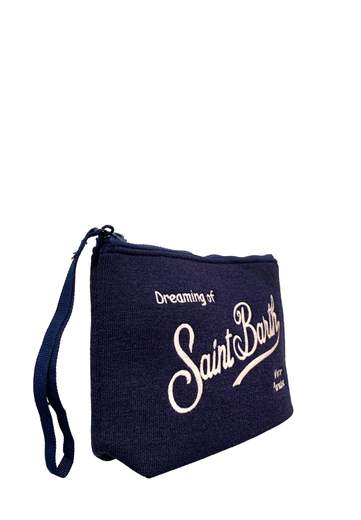 SAINT BARTH POCHETTE ALINE WOOL