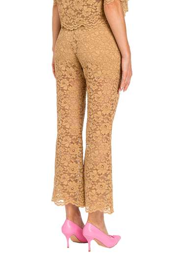 TWINSET ACTITUDE PANTALONI IN MACRAME'