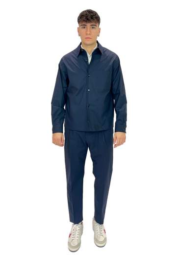 BE ABLE OVERSHIRT LEROY IN STRETCH POPELINE