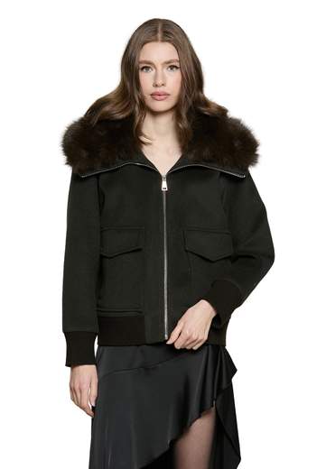RELISH CAPPOTTO SAEZ CORTO CON CAPPUCCIO STACCABILE