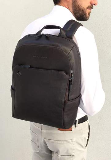 PIQUADRO BLACK SQUARE ZAINO PORTA PC