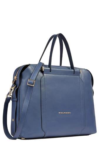 PIQUADRO CARTELLA PORTA PC 14'' IN PELLE
