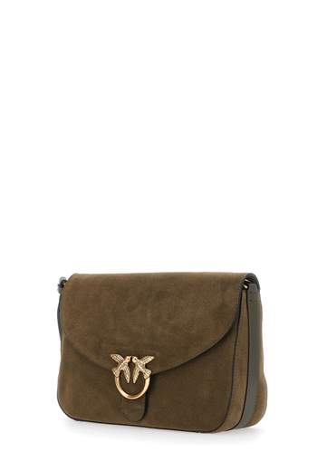 PINKO LOVE SATCHEL CLASSIC SUEDE