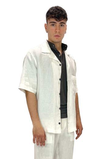BE ABLE CAMICIA KAI IN PURO LINO