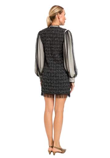 TWINSET ABITO CORTO CON ROUCHES
