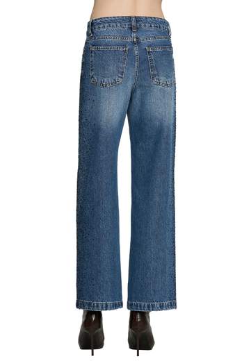 RELISH PANTALONE ELLELONG  A VITA MEDIA CON STRASS