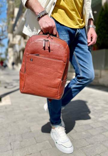 PIQUADRO BLACK SQUARE ZAINO PORTA PC