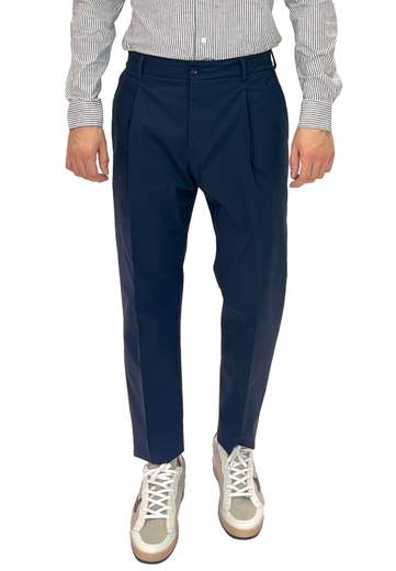 BE ABLE PANTALONI NEW RICCARDO UNA PENCE IN STRETCH POPELINE