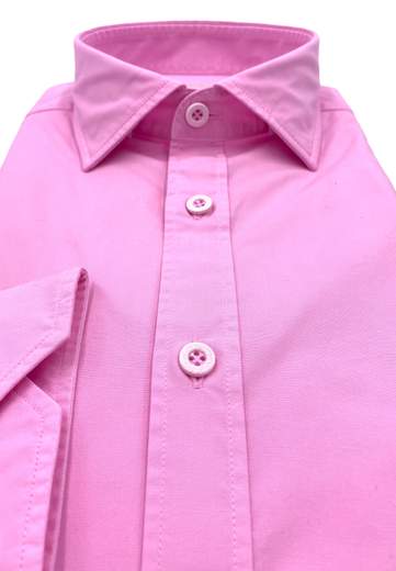 BRANCACCIO CAMICIA TINTA UNITA IN COTONE