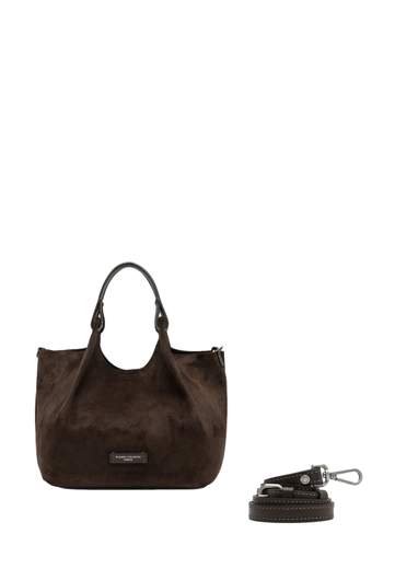 GIANNI CHIARINI BORSA DUA CAMOSCIO