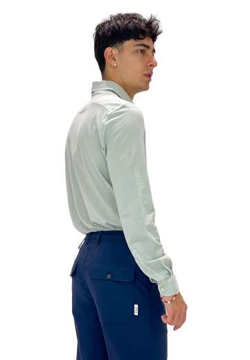 FILIPPO DE LAURENTIIS CAMICIA MANICHE LUNGHE IN COTONE