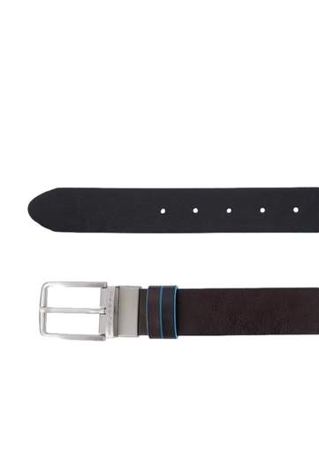 PIQUADRO CINTURA IN PELLE REVERSIBILE BLUE SQUARE