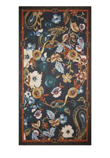 CODELLO SCIARPA AUTUMN FLOWERS 100X180CM