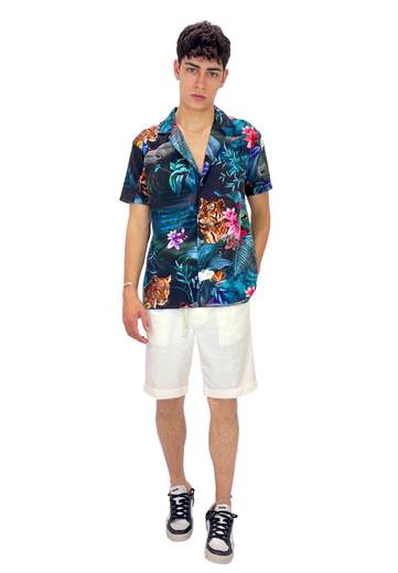 MOVE CAMICIA STAMPA MULTICOLOR