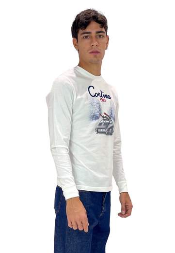 SAINT BARTH T-SHIRT MANICA LUNGA CORTINA ROAD