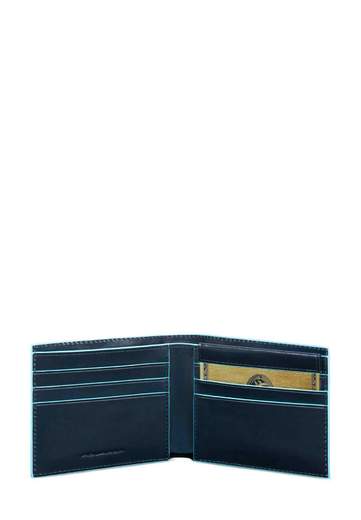 PIQUADRO BLUE SQUARE PORTAFOGLI CON P.DOCUMENTI RIMOVIBILE