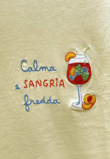 SAINT BARTH T-SHIRT CALMA E SANGRIA FREDDA