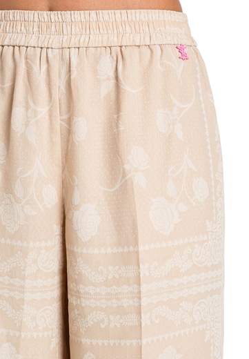 TWINSET ACTITUDE PANTALONI STAMPA BANDANA CON ELASTICO